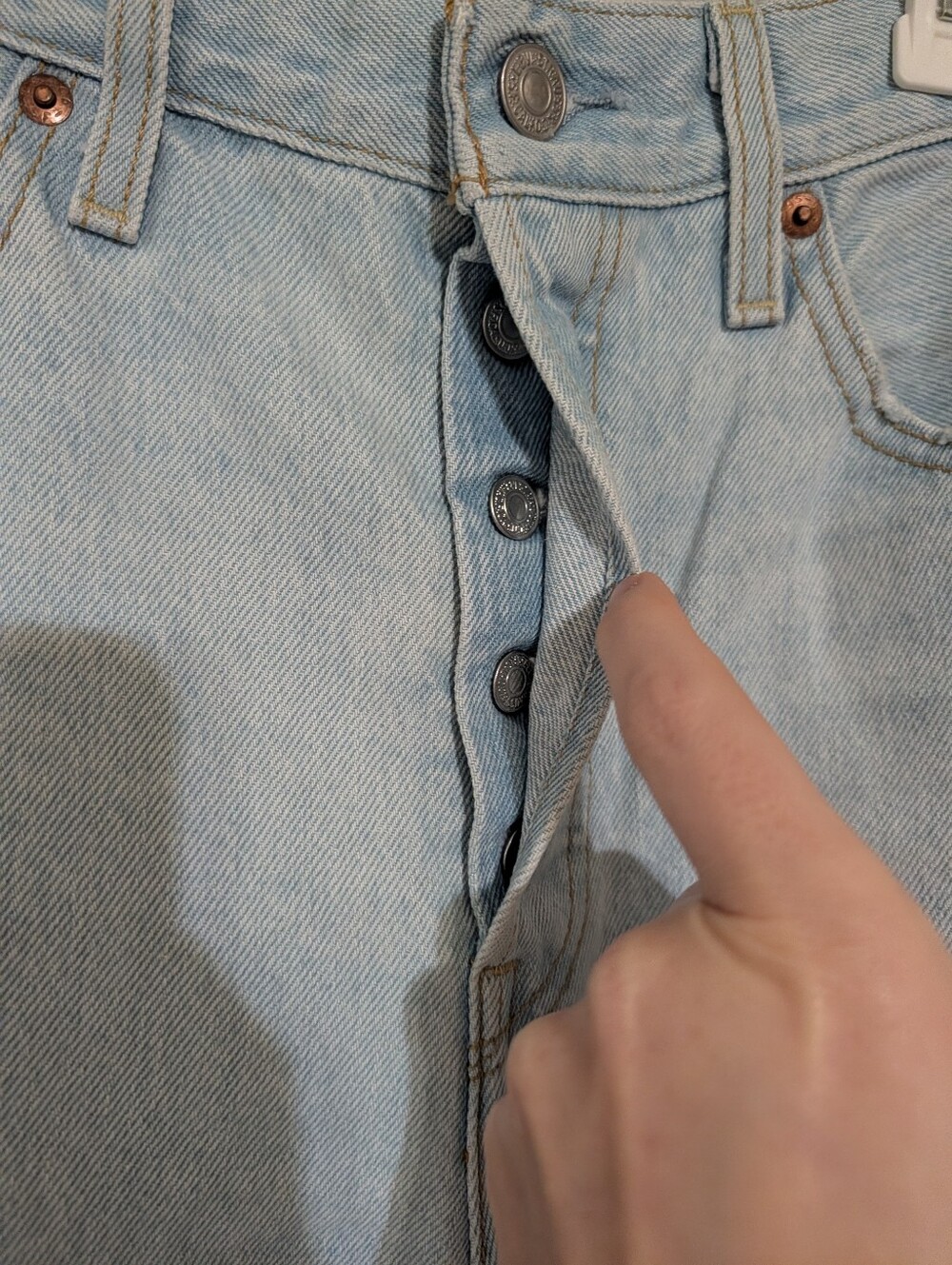 Levi's Ribcage Straight Ankle Jeans - Picture 11 of 12